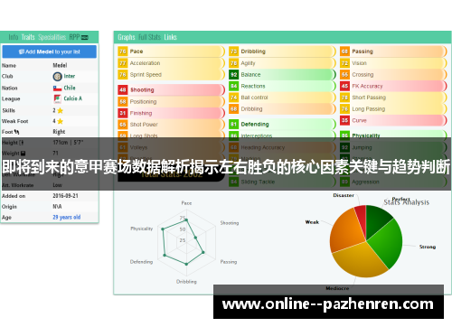 即将到来的意甲赛场数据解析揭示左右胜负的核心因素关键与趋势判断